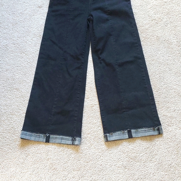 Black Denim Overalls - Picture 2 of 5